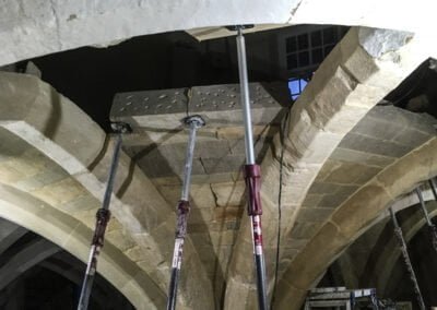 Collapsed Undercroft: Rebuilding the floor for the room above