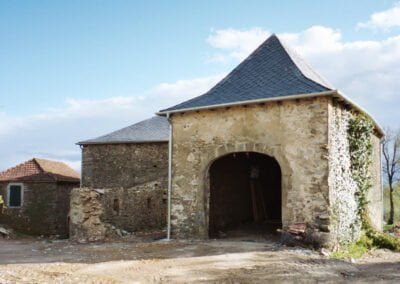 France fortified Farm House Barn before the restoration