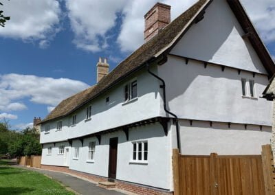 Tudor Timber Frame Manor House c. 1547 Front - After