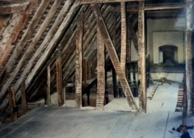 Queen Anne House Attic Before Conversion