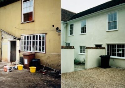 Georgian TownHouse Back Door Before and After