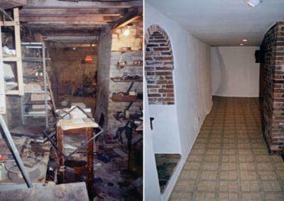 Georgian Townhouse Cellar Before and After 2