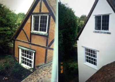 Queen Anne Rear Side Before and After