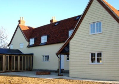 Timber Frame House c. 1551 with Extension Back - After