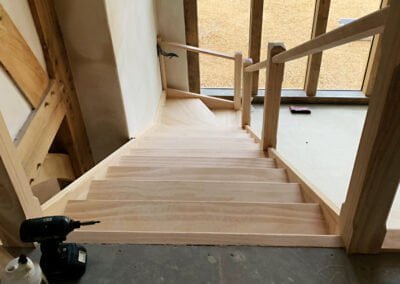 New timber frame - stair
