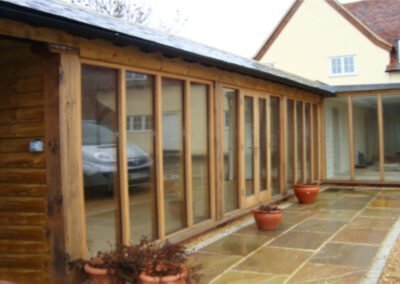 Timber Frame Outhouse Conversion Gamesroom