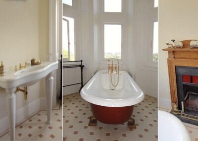 Victorian Country Home Completed Bathroom