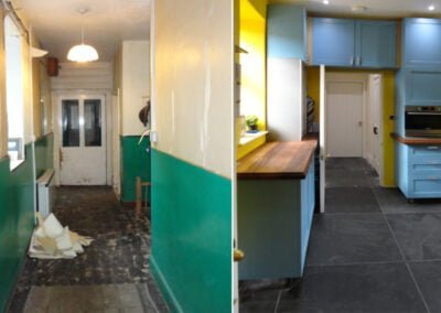 Victorian Country Home Kitchen Before and After